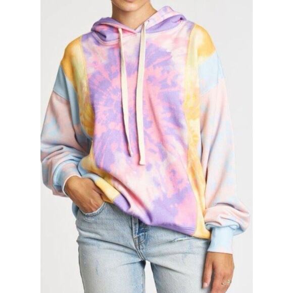 Pistola Joey Kaleidoscope Hoodie Sweatshirt Women Size Small Tie Dye Skater NWT - Picture 3 of 9